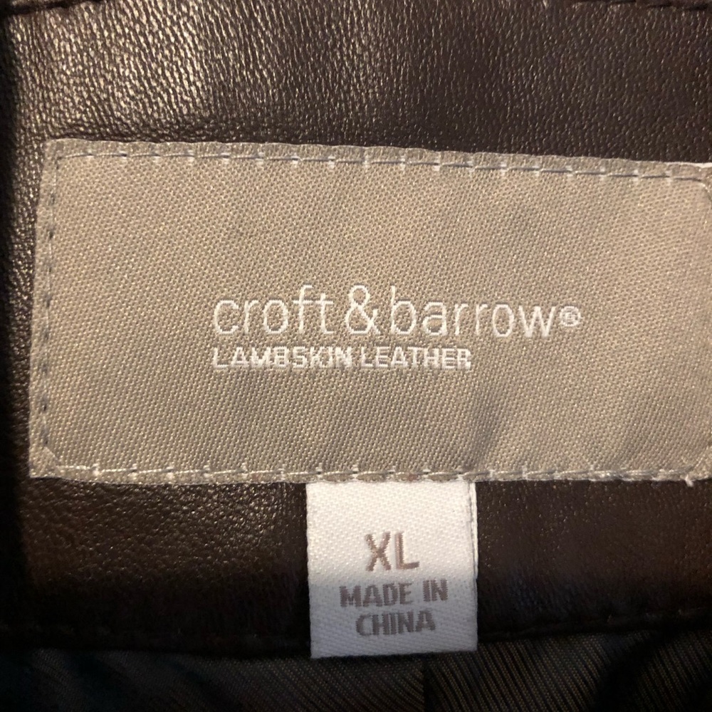 Lambskin leather jacket, EUC - Picture 5 of 5